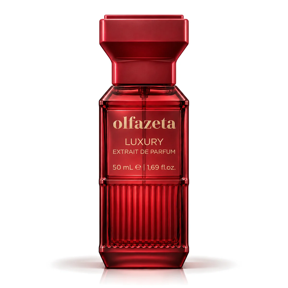 Chogan 111 Ruby Love – owocowo-gourmandowe perfumy unisex Olfazeta Luxury Extrait de Parfum 50 ml, czerwony flakon