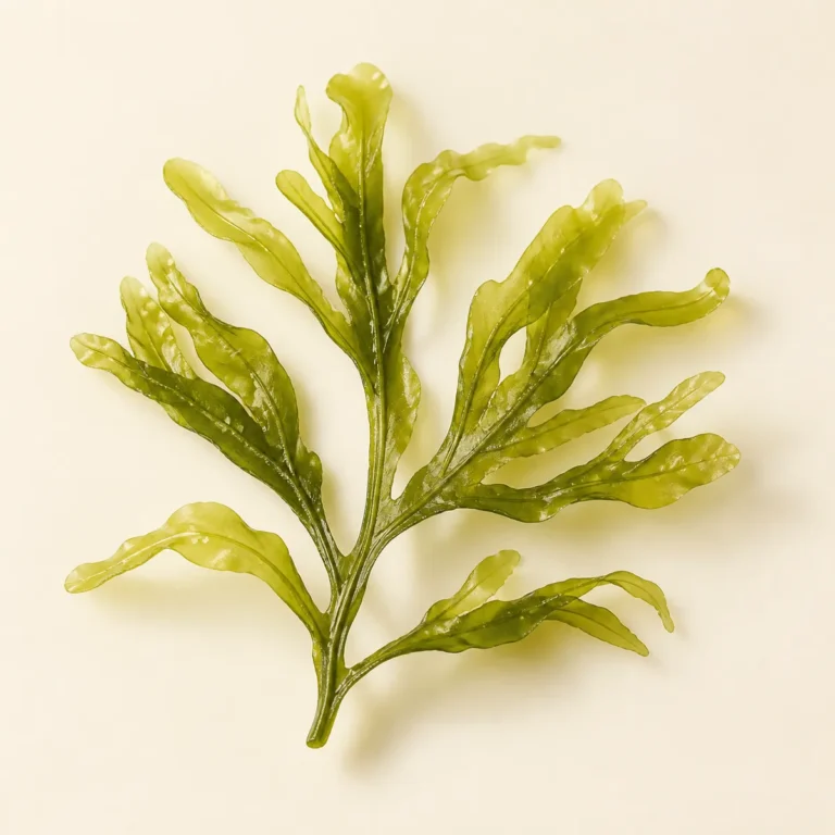 Algi i chlorella – gałązka zielonych alg morskich